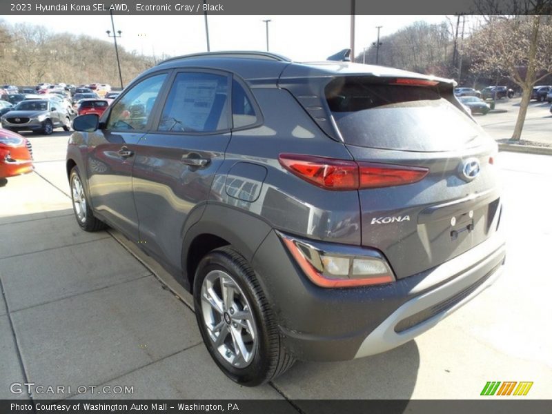 Ecotronic Gray / Black 2023 Hyundai Kona SEL AWD