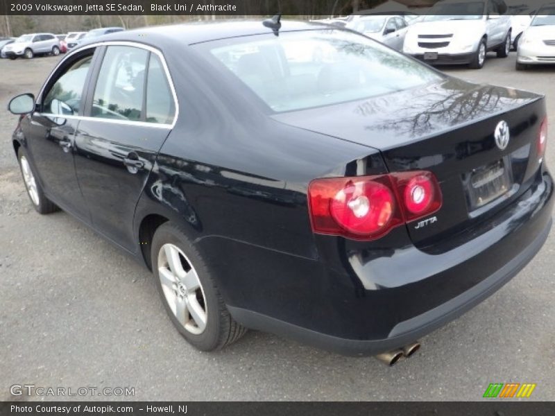 Black Uni / Anthracite 2009 Volkswagen Jetta SE Sedan
