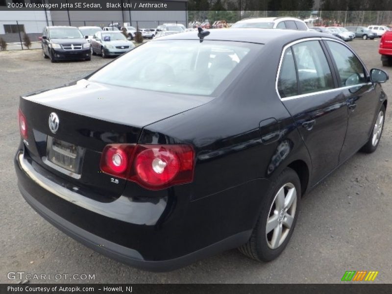 Black Uni / Anthracite 2009 Volkswagen Jetta SE Sedan