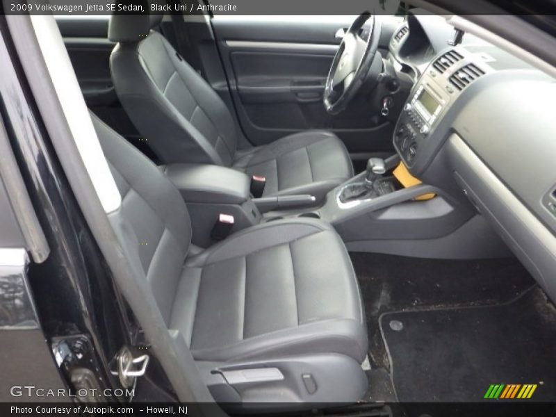 Black Uni / Anthracite 2009 Volkswagen Jetta SE Sedan