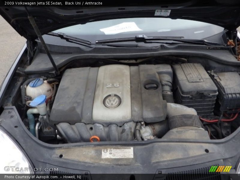 Black Uni / Anthracite 2009 Volkswagen Jetta SE Sedan