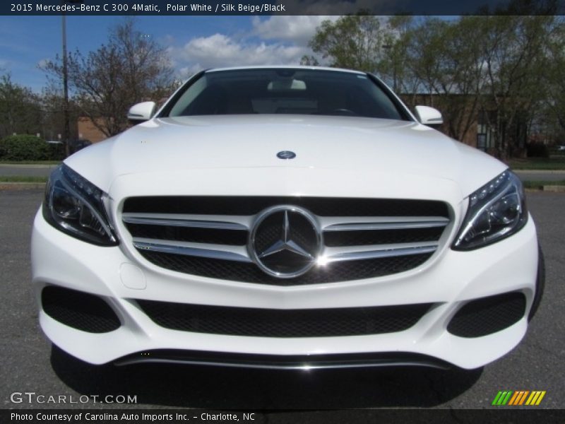 Polar White / Silk Beige/Black 2015 Mercedes-Benz C 300 4Matic