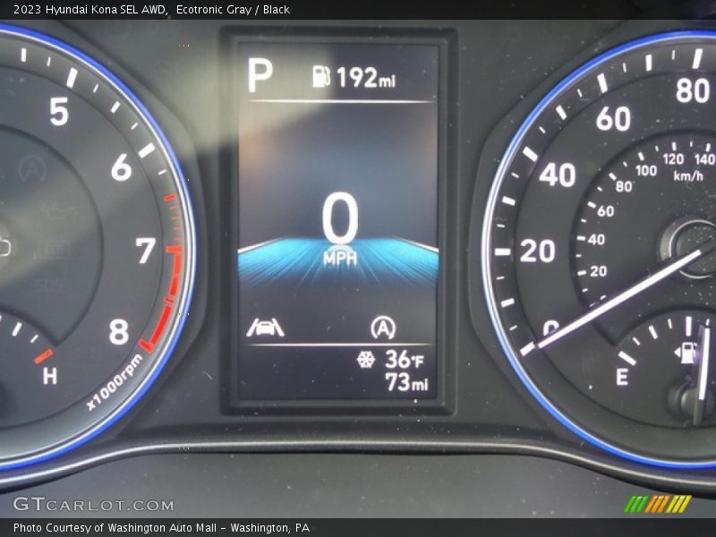 Ecotronic Gray / Black 2023 Hyundai Kona SEL AWD