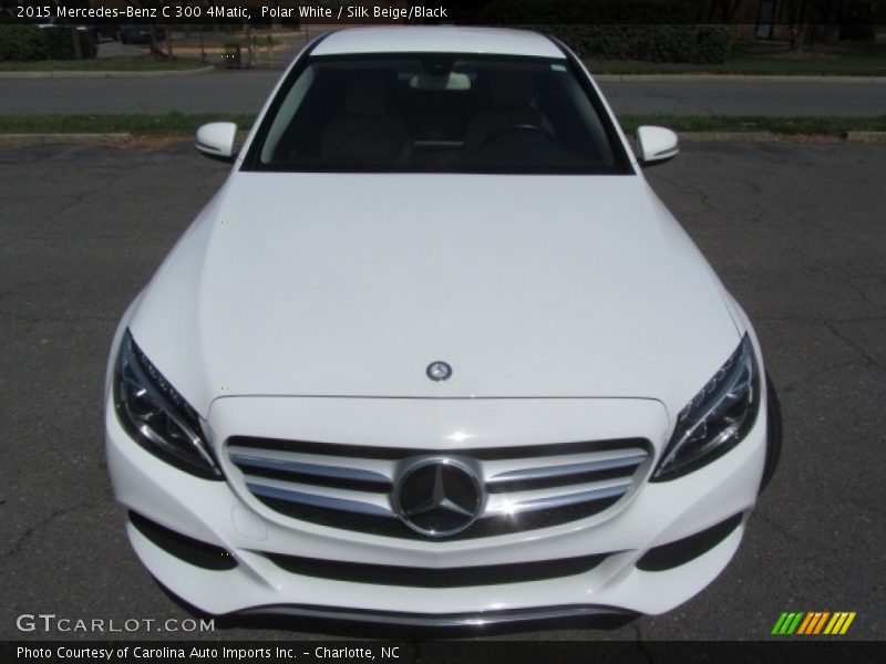 Polar White / Silk Beige/Black 2015 Mercedes-Benz C 300 4Matic