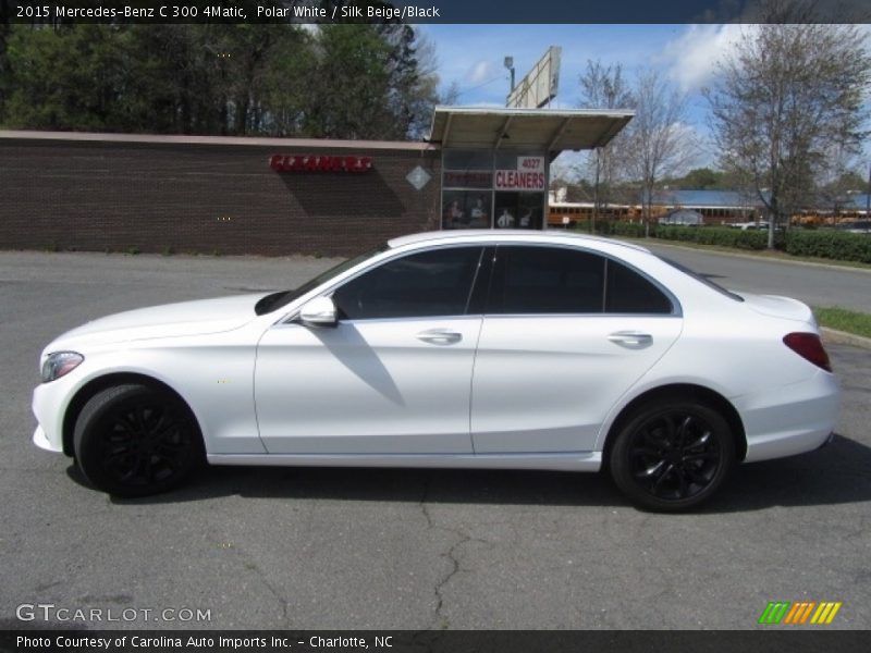 Polar White / Silk Beige/Black 2015 Mercedes-Benz C 300 4Matic