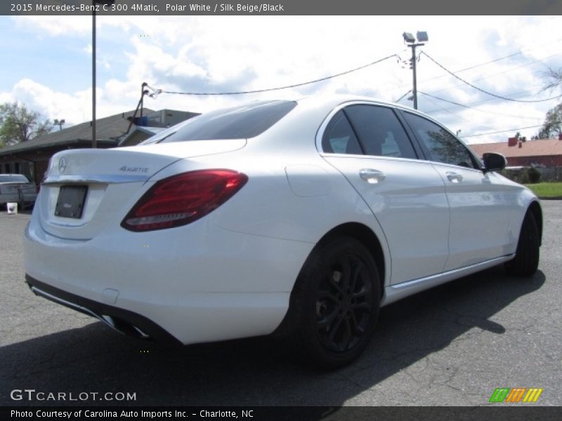 Polar White / Silk Beige/Black 2015 Mercedes-Benz C 300 4Matic