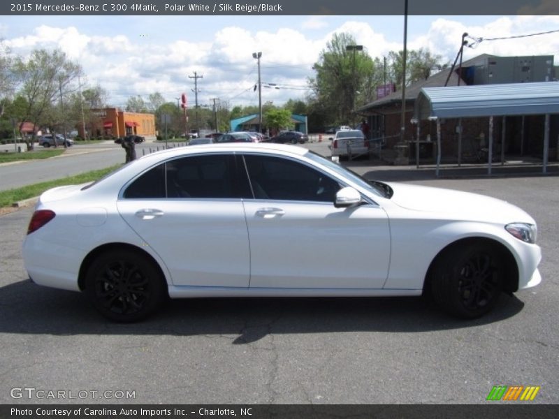 Polar White / Silk Beige/Black 2015 Mercedes-Benz C 300 4Matic