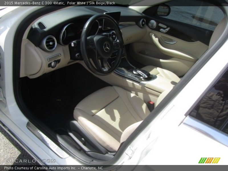 Polar White / Silk Beige/Black 2015 Mercedes-Benz C 300 4Matic