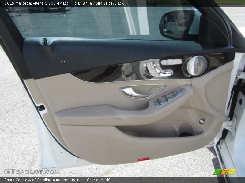 Polar White / Silk Beige/Black 2015 Mercedes-Benz C 300 4Matic
