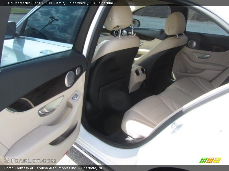 Polar White / Silk Beige/Black 2015 Mercedes-Benz C 300 4Matic