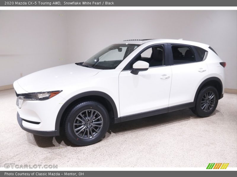 Snowflake White Pearl / Black 2020 Mazda CX-5 Touring AWD