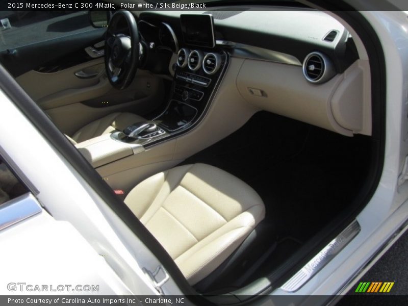 Polar White / Silk Beige/Black 2015 Mercedes-Benz C 300 4Matic