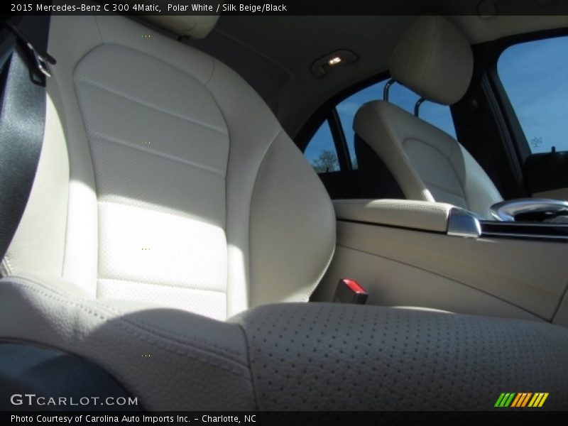 Polar White / Silk Beige/Black 2015 Mercedes-Benz C 300 4Matic