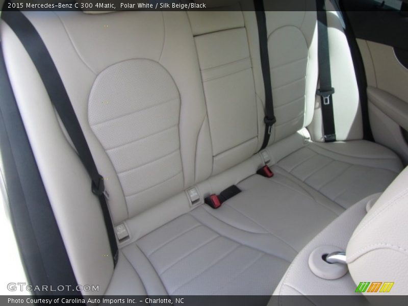 Polar White / Silk Beige/Black 2015 Mercedes-Benz C 300 4Matic