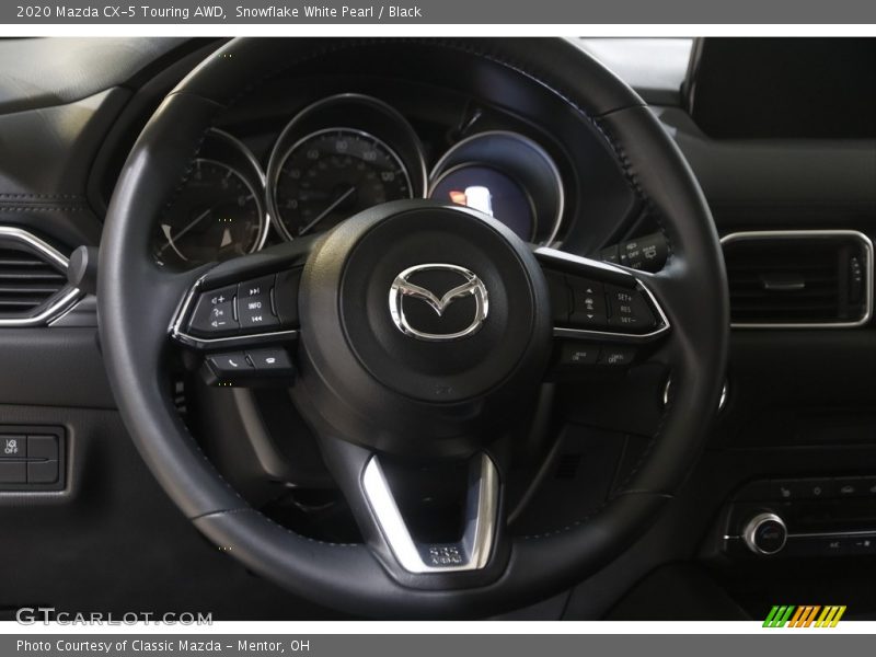 Snowflake White Pearl / Black 2020 Mazda CX-5 Touring AWD