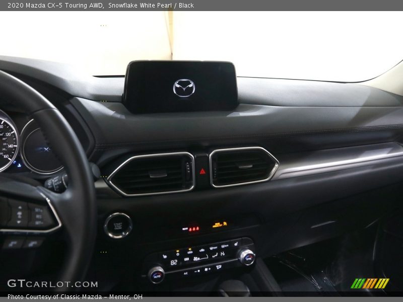 Snowflake White Pearl / Black 2020 Mazda CX-5 Touring AWD