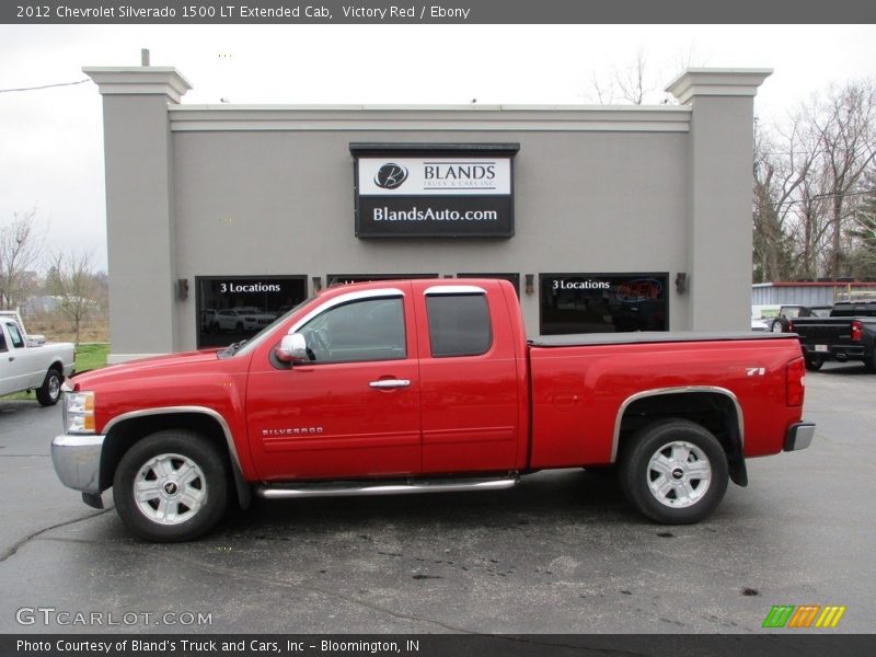 Victory Red / Ebony 2012 Chevrolet Silverado 1500 LT Extended Cab