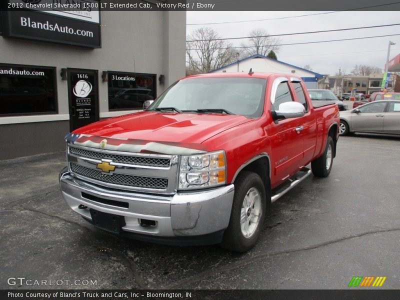 Victory Red / Ebony 2012 Chevrolet Silverado 1500 LT Extended Cab