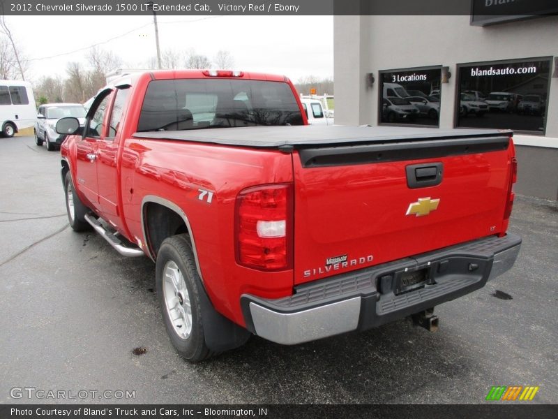 Victory Red / Ebony 2012 Chevrolet Silverado 1500 LT Extended Cab