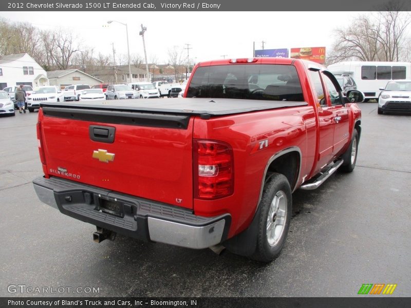 Victory Red / Ebony 2012 Chevrolet Silverado 1500 LT Extended Cab