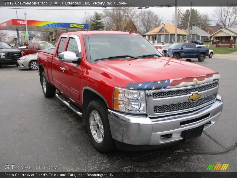 Victory Red / Ebony 2012 Chevrolet Silverado 1500 LT Extended Cab