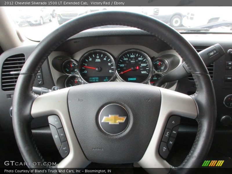 Victory Red / Ebony 2012 Chevrolet Silverado 1500 LT Extended Cab