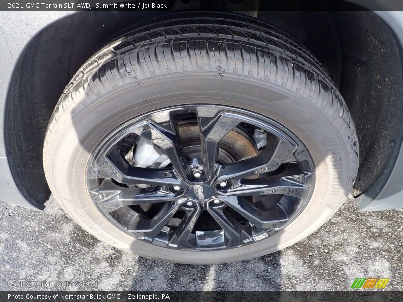 Summit White / Jet Black 2021 GMC Terrain SLT AWD