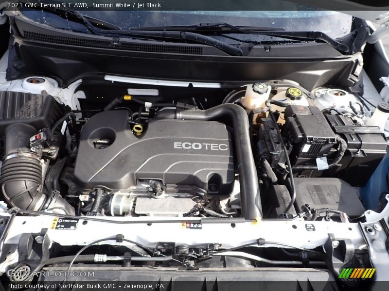 Summit White / Jet Black 2021 GMC Terrain SLT AWD