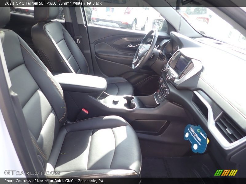 Summit White / Jet Black 2021 GMC Terrain SLT AWD