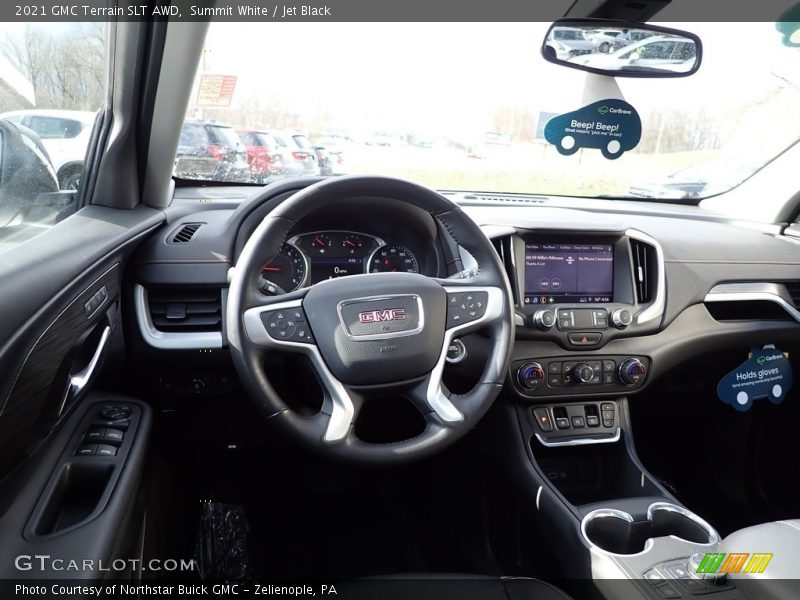 Summit White / Jet Black 2021 GMC Terrain SLT AWD