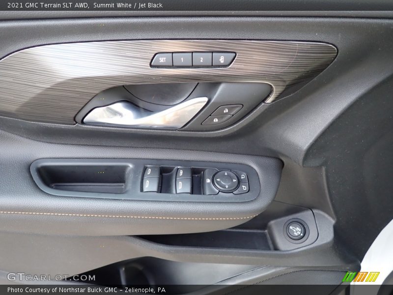 Summit White / Jet Black 2021 GMC Terrain SLT AWD