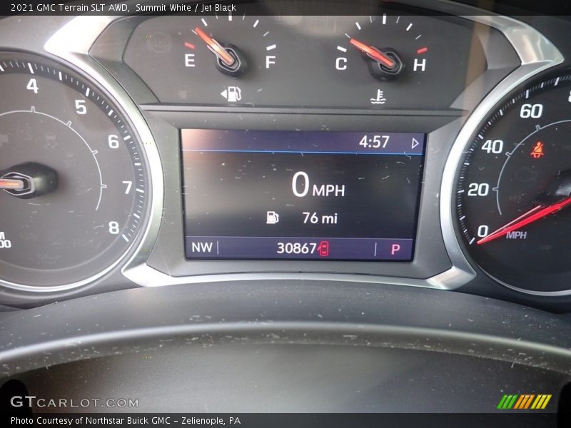 Summit White / Jet Black 2021 GMC Terrain SLT AWD