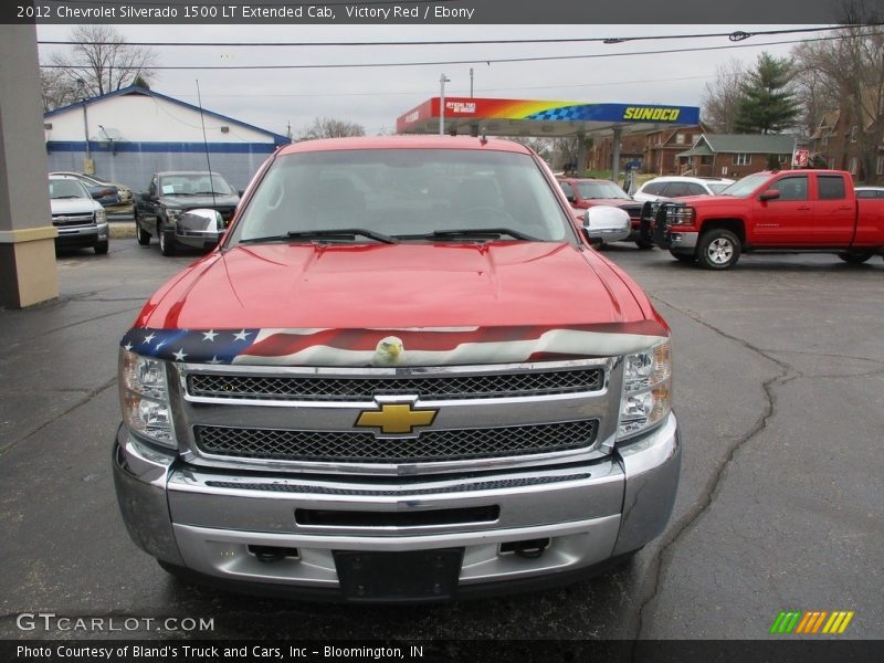Victory Red / Ebony 2012 Chevrolet Silverado 1500 LT Extended Cab