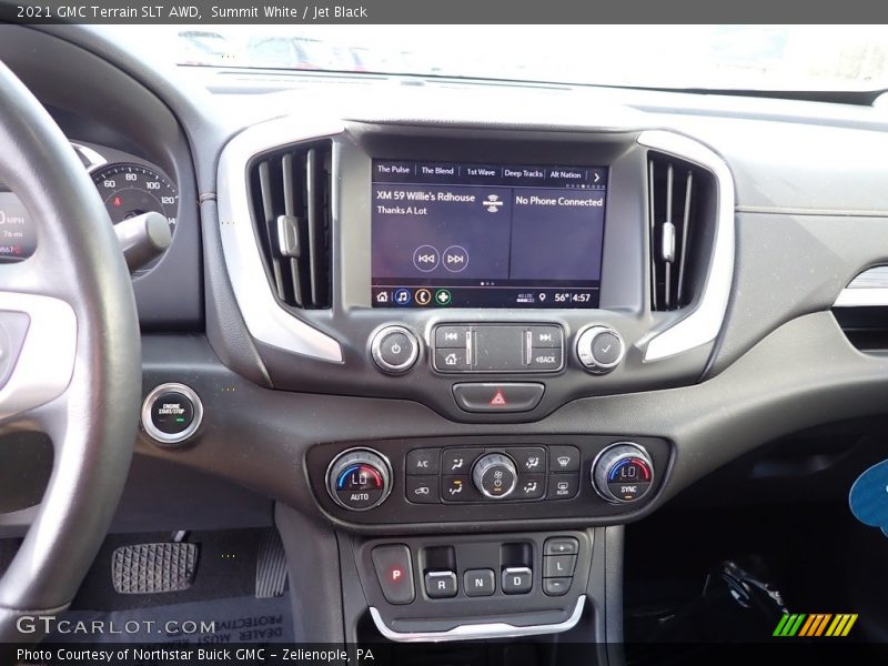 Summit White / Jet Black 2021 GMC Terrain SLT AWD