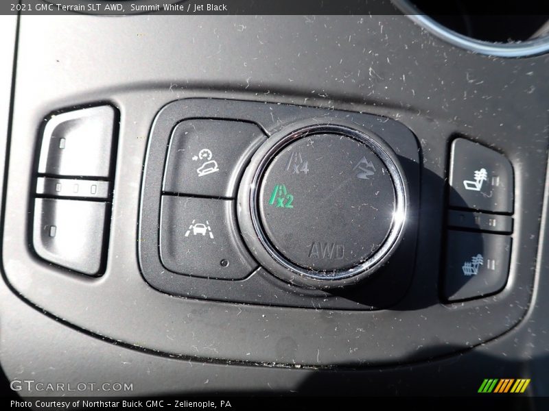 Summit White / Jet Black 2021 GMC Terrain SLT AWD