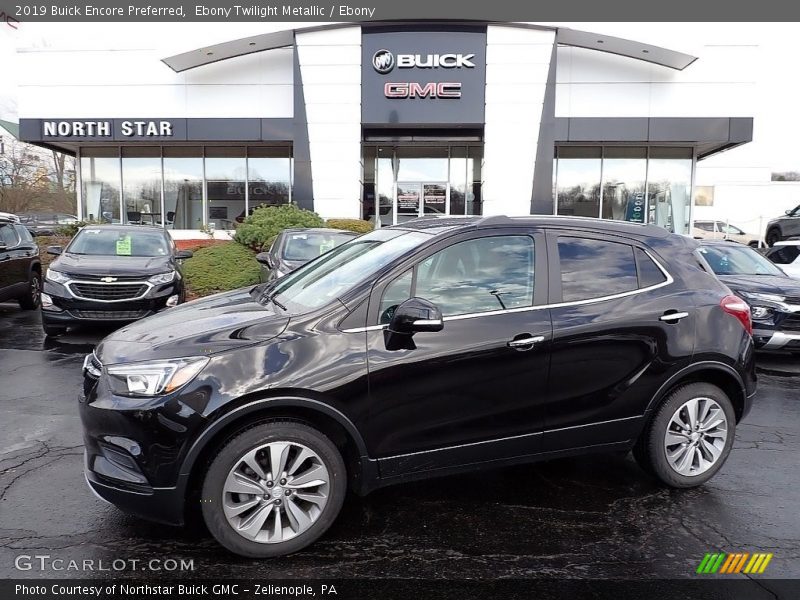 Ebony Twilight Metallic / Ebony 2019 Buick Encore Preferred