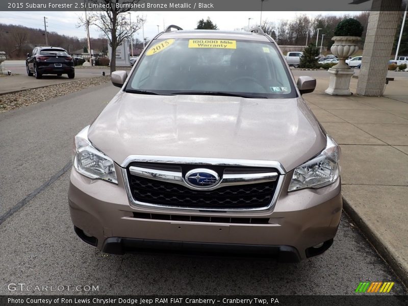 Burnished Bronze Metallic / Black 2015 Subaru Forester 2.5i Limited