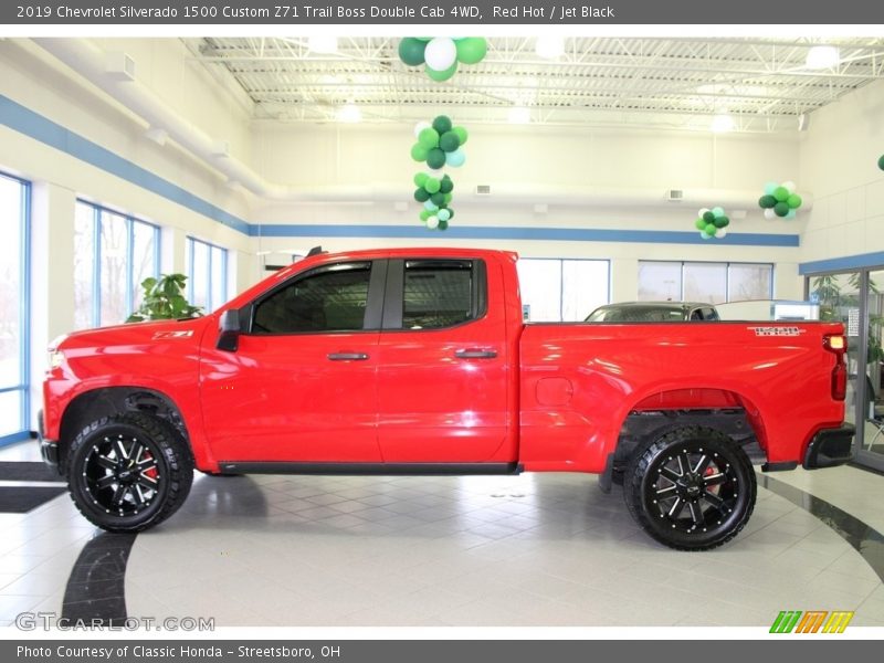 Red Hot / Jet Black 2019 Chevrolet Silverado 1500 Custom Z71 Trail Boss Double Cab 4WD