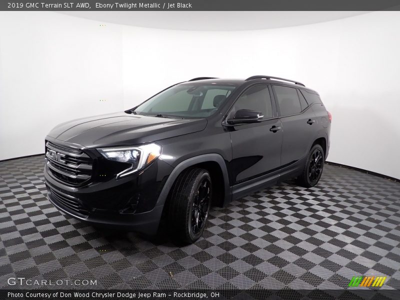 Ebony Twilight Metallic / Jet Black 2019 GMC Terrain SLT AWD