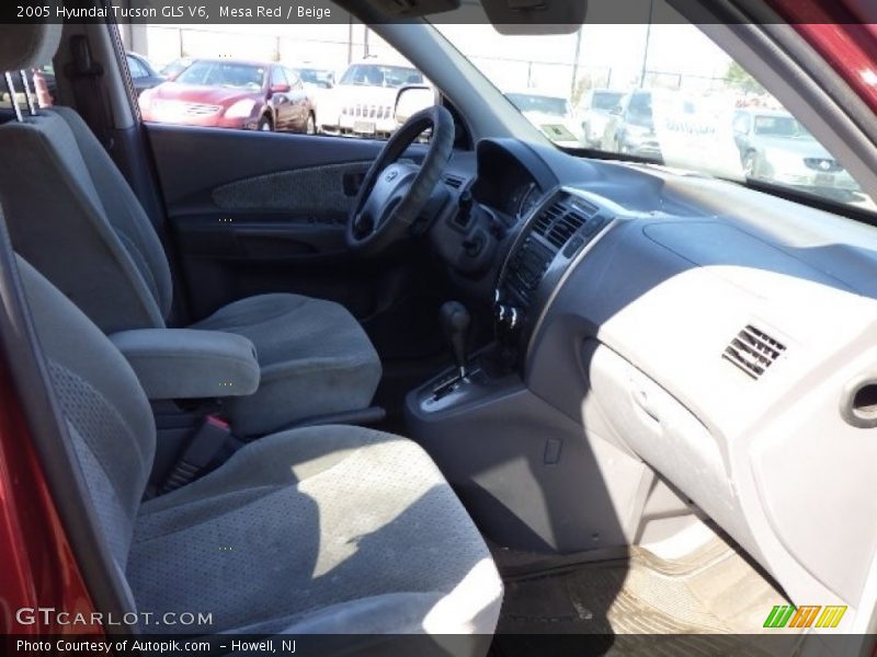 Mesa Red / Beige 2005 Hyundai Tucson GLS V6