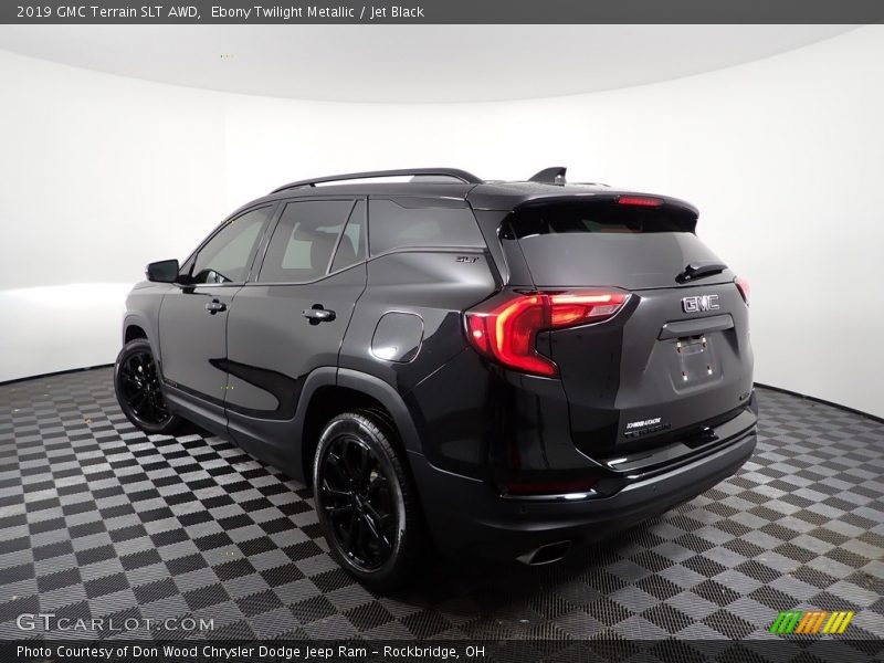 Ebony Twilight Metallic / Jet Black 2019 GMC Terrain SLT AWD