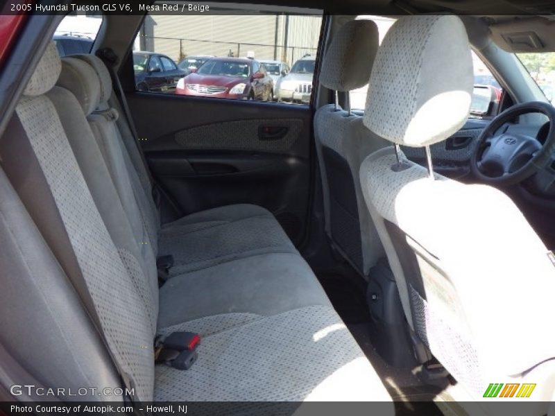 Mesa Red / Beige 2005 Hyundai Tucson GLS V6