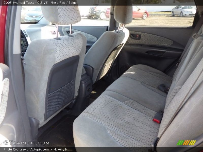 Mesa Red / Beige 2005 Hyundai Tucson GLS V6