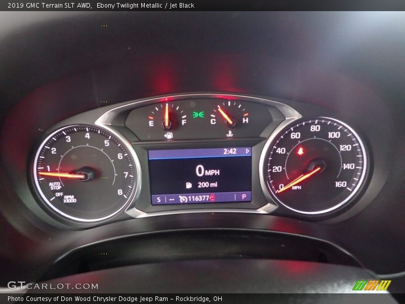 Ebony Twilight Metallic / Jet Black 2019 GMC Terrain SLT AWD