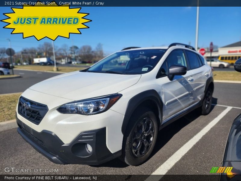 Crystal White Pearl / Gray 2021 Subaru Crosstrek Sport