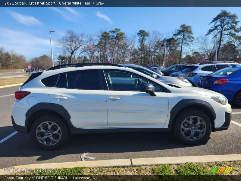 Crystal White Pearl / Gray 2021 Subaru Crosstrek Sport