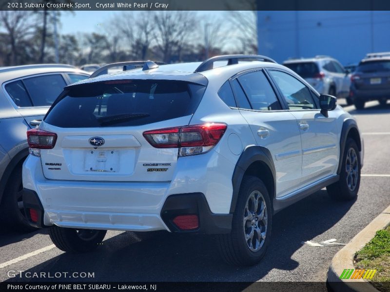 Crystal White Pearl / Gray 2021 Subaru Crosstrek Sport