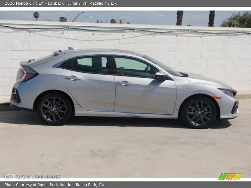 Lunar Silver Metallic / Black 2020 Honda Civic EX Hatchback