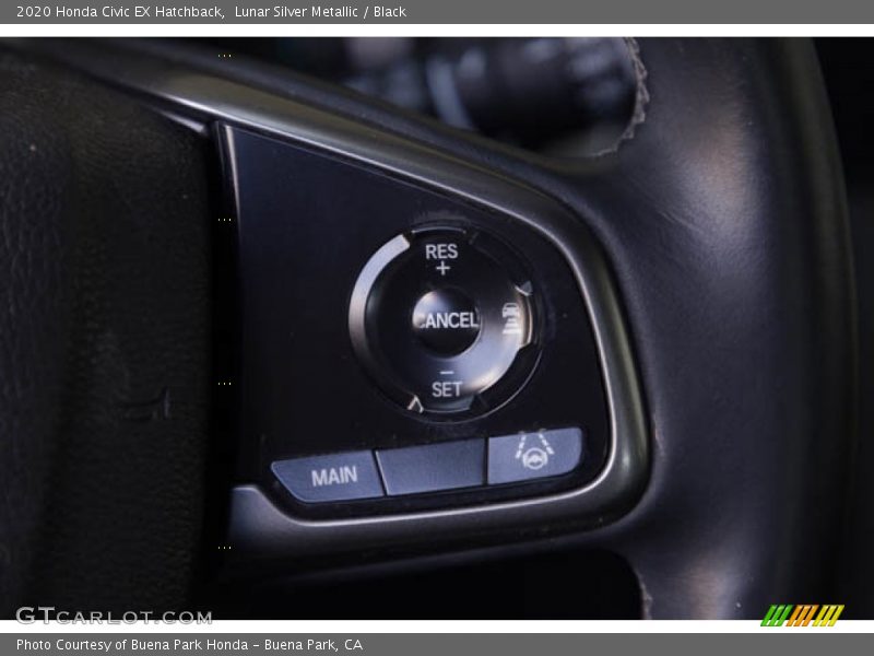 Lunar Silver Metallic / Black 2020 Honda Civic EX Hatchback