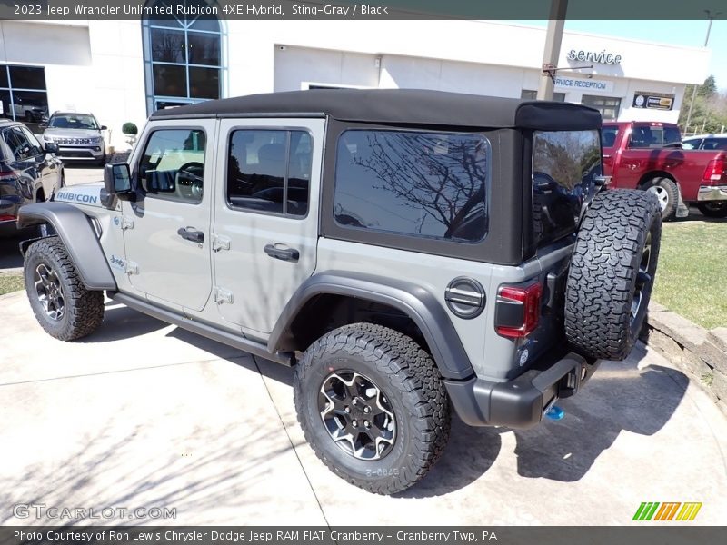 Sting-Gray / Black 2023 Jeep Wrangler Unlimited Rubicon 4XE Hybrid